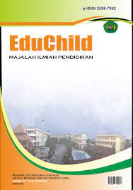 					View Vol. 6 No. 1 (2022): EDUCHILD VOL 6 NO 1 MAJALAH ILMIAH PENDIDIKAN
				